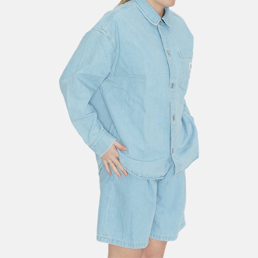 Carhartt WIP Women Shirts W ALTA SHIRT JAC I033344 BLUE STONE BLEACHED